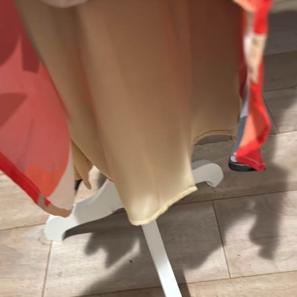 BNWT Reiss Minidress size 6. Colors are tan,black, red. Lining, belt, w/pockets - Picture 8 of 10